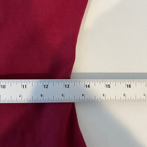 Rolla Coster Bodycon Halter Midi Dress Women's M Burgundy Wine Back Zip - Picture 6 of 7